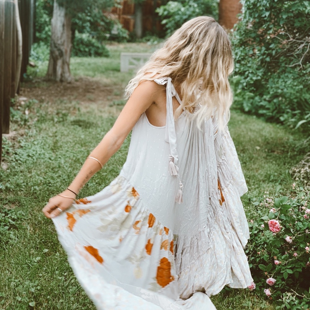 Beautiful Maxi Free People dress, barely worn!